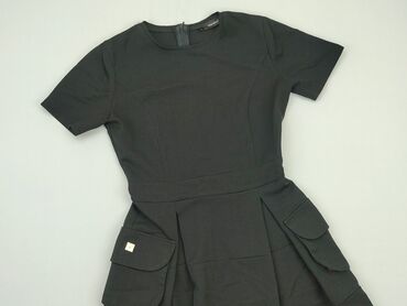granatowa spódnice rozkloszowane midi: Dress, S (EU 36), condition - Perfect