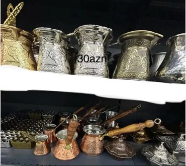 Qəhvə dəstləri və servizlər: Qəhvə dəsti, rəng - Gümüşü, Metal — 2