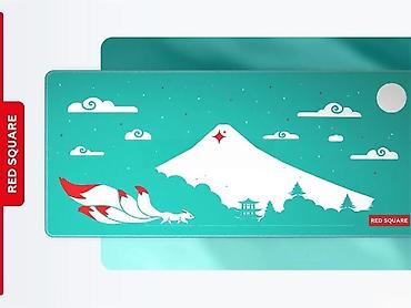 logitech mouse: Mouse pad "Red Square Kitsune White XXL (RSQ-40063)"Mouse pad Red — 1