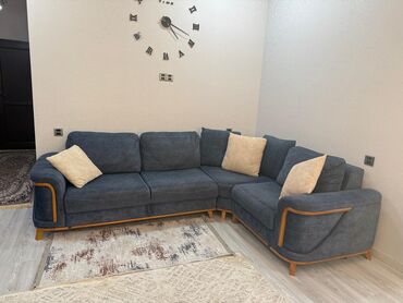 Divan və kreslo dəstləri: Künc divan, İşlənmiş, Açılan, Bazalı
