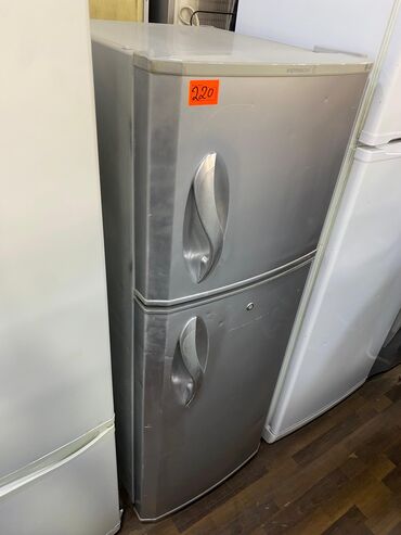 Soyuducular: 2 qapılı Indesit Soyuducu Satılır, rəng - Boz