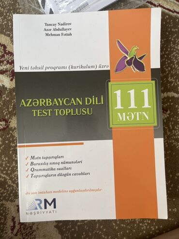 6 ci sinif azərbaycan dili testleri pdf: Azərbaycan dili fənni üzrə hazırlanmış test toplusu. Bu kitab yeni