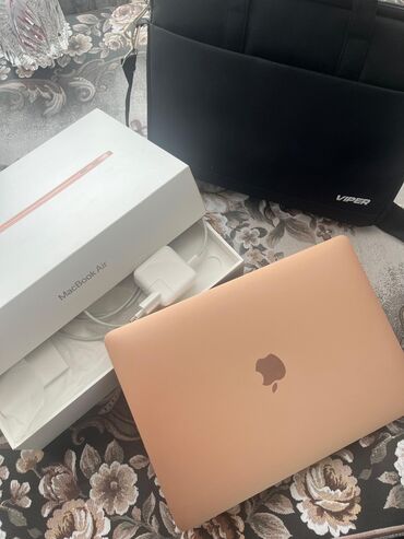 Acer: Apple MacBook Air – Rose Gold Komplekt: orijinal qutu, USB‑C şarj