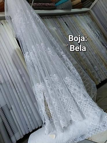 Zavese i draperije: Zavese od tila sa bogatim vezom – više dezena - Materijal: proziran — 44