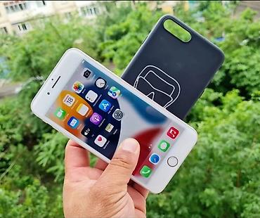 Apple iPhone: IPhone 7 Plus, Б/у, 128 ГБ, Черный, Наушники, Зарядное устройство, Защитное стекло, 100 % — 7