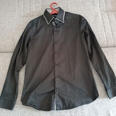 рубашка размер 42l: Рубашка M (EU 38), цвет - Черный