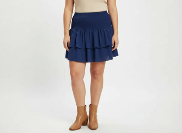 spódnice eko skóra plus size: Women`s skirt, size XL