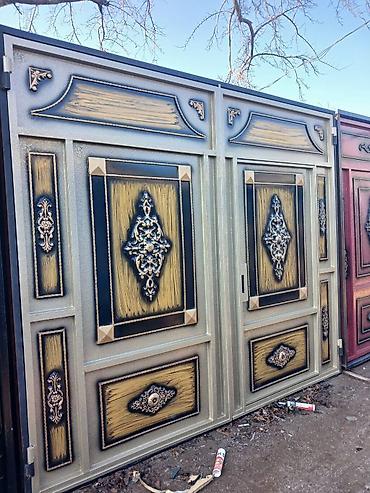Дворовые ворота: 650manatdan bawlayan qiymetlerle istenilen olcude sifariw qebul olunur — 3