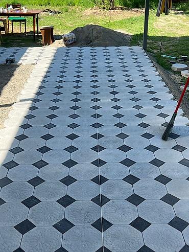 Тротуарная плитка: Тротуарная плитка с декоративным узором - Форматы: восьмиугольные — 14