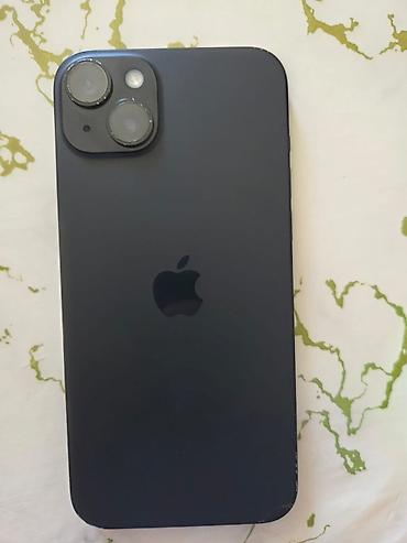ref iphone satisi: IPhone 15 Plus, 128 GB, Black Titanium, Barmaq izi, Face ID, Simsiz şarj — 1