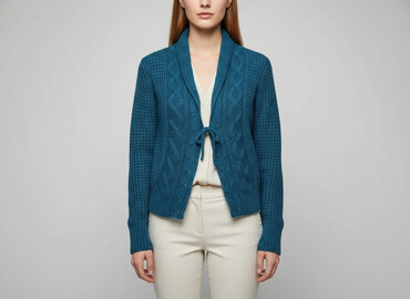 kurtka zimowa f f: Okay, Women`s knitwear, size L