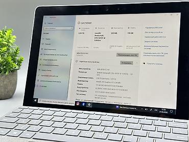 мини ноутбук планшет: Планшет, Microsoft, память 128 ГБ, 9" - 10", Wi-Fi, Б/у, Классический цвет - Серый — 9