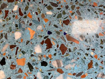Бетонные работы: Мозаичные полы Терраццо, бетонные полы с кристаллами .Терраццо