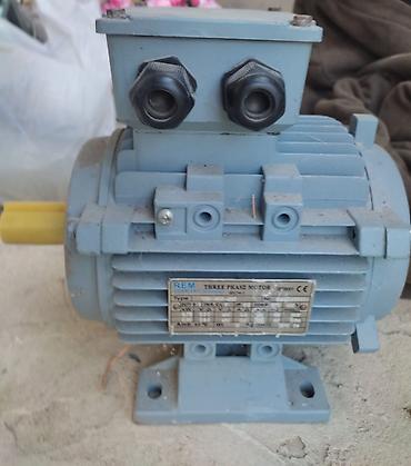 Моторы и детали моторов: REM Germany üç fazalı elektrik mühərriki - Tip: Three Phase Motor (Üç — 1