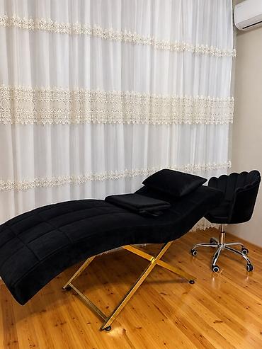 komi: Mebel dəsti – salon/estetik üçün rahat iş guşəsi - Qara rəngdə — 1
