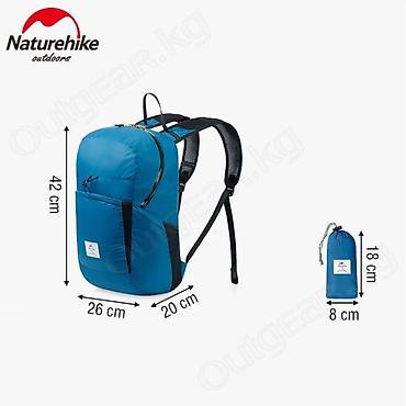 Туристические рюкзаки: 🟠 Рюкзак Naturehike 22L 🟠 ⠀ Вместительный рюкзак Naturehike 22L — 4