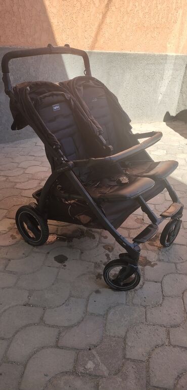 прогулочные коляски peg perego si completo: Коляска, цвет - Черный