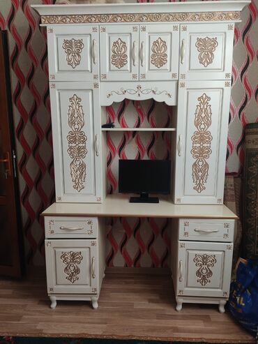 стол компьютерный складной трансформер: Düz masa, Stulsuz, Polkalı, Siyirməli, MDF