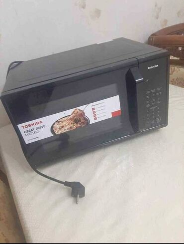 Mətbəx texnikası: Mikrodalğalı soba Toshiba, Quraşdırılan, Mikrodalğalar ilə, rəng - Qara