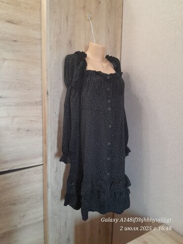 вечернее платье 48 50 размер: Күнүмдүк көйнөк, Made in KG, Жай, Кыска модель, Оверсайз, 6XL (EU 52)