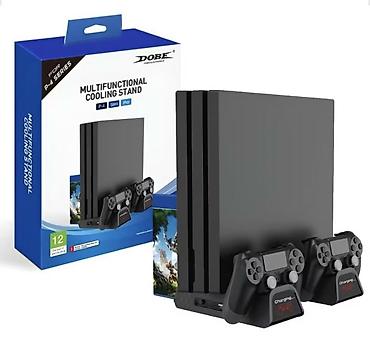 Многофункциональная охлаждающая подставка DOBE для PS4/PS4 Slim/PS4