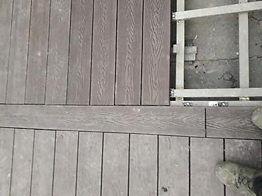 Другие строительные материалы: Террасное покрытие из ДПК (деревокомпозит) с монтажом на регулируемые — 11