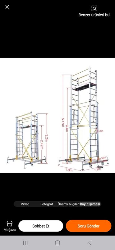 Nərdivanlar: Bu qatlanan çoxməqsədli nərdivan müxtəlif işlər üçün uyğun olan -da lalafo.az — 12 Nərdivanlar: Bu qatlanan çoxməqsədli nərdivan müxtəlif işlər üçün uyğun olan — 12