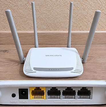 сетевые адаптеры mercusys: Wi-Fi роутер 4ант. Mercusys MW325(RU), отлично работает, хорошее — 1