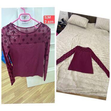 Dəstlər, kostyumlar: Qadın geyimləri dəsti – müxtəlif ölçülər 1) Qara bluz - Brend: Amisu — 27