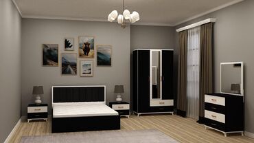 Yataq otağı dəstləri: İkinəfərlik çarpayı, Dolab, Komod, 2 tumba, Rusiya, Yeni — 11