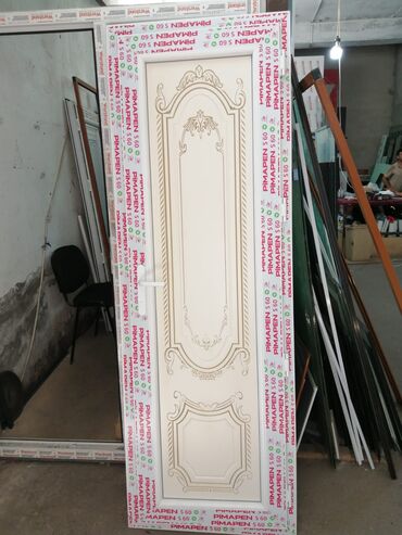 Plastik qapılar: Yeni Plastik qapı Zamok ilə, Zəmanətli, Pulsuz quraşdırma, Pulsuz çatdırılma, Rayonlara çatdırılma, Ödənişli çatdırılma — 18