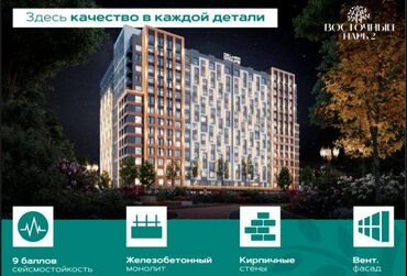 Продажа квартир: 2 комнаты, 73 м², Элитка, 5 этаж, ПСО (под самоотделку)