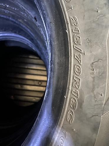 шины 215 70 16: 215/70 R 16 C -8000 сом .Комплект из 4 всесезонных шин. Размер — 2