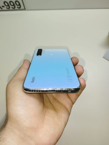 smart telefon: Xiaomi Redmi Note 8, 64 GB, rəng - Mavi, 
 Barmaq izi, Face ID