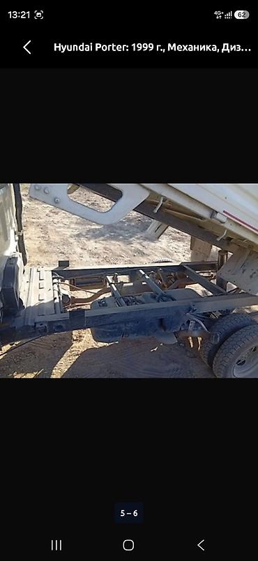 мини самосвалы: Hyundai Porter, 1999 г., дизель, механика. Малотоннажный самосвал. - — 2