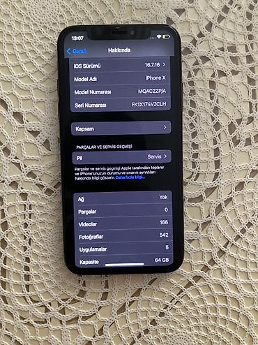 iphone x 2 ci el fiyatları: IPhone X, 64 GB, Space Gray, Simsiz şarj — 5