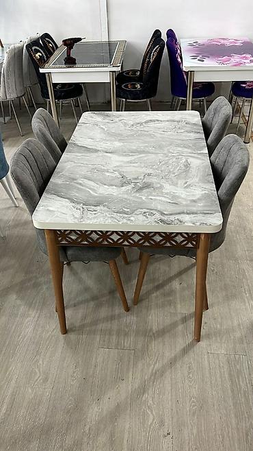 Masa və oturacaq dəstləri: 🇹🇷Türk istehsalı Möhtəşəm ✨✨ Kuxna üçün stol stul dəsti 4 stul 1 -da lalafo.az — 6 Masa və oturacaq dəstləri: 🇹🇷Türk istehsalı Möhtəşəm ✨✨ Kuxna üçün stol stul dəsti 4 stul 1 — 6