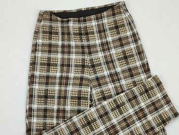 bluzki damskie brązowa: Material trousers, Monki, XS (EU 34), condition - Very good