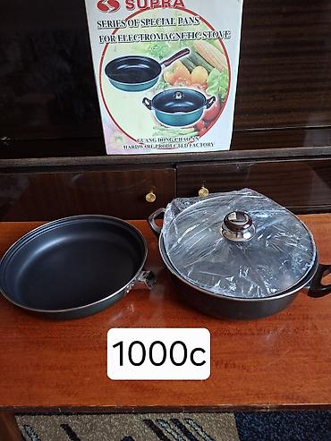 Наборы посуды: Наборы посуды и стекла: 1) Бокалы на высоких ножках, 6 шт. Прозрачное — 10