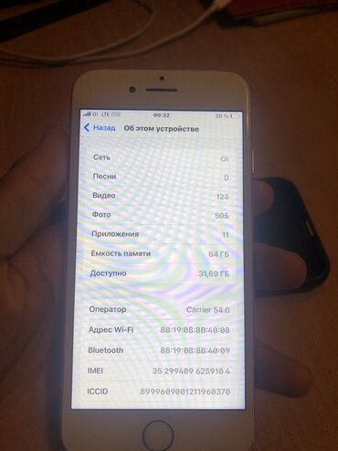 айфон г ош: IPhone 8, Б/у, 64 ГБ, Белый, Чехол, 99 %