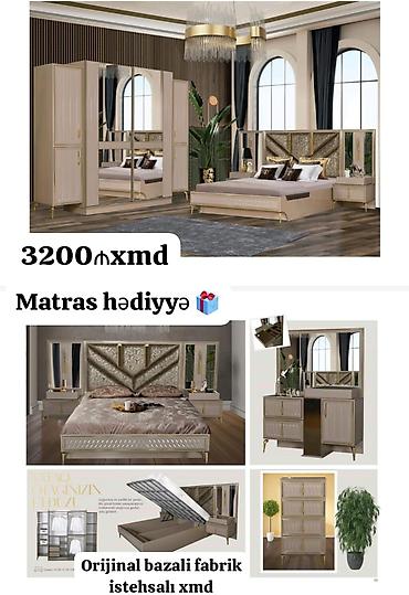 kamot qablari: Original fabrik istehsalı mebel dəstləri 1) Yataq otağı dəsti – 1400₼ — 7