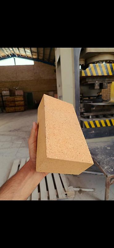 Tikinti daşları: Şamot kərpic (konsol/kəskin bucaqlı prizma) - Material: yüksək — 1