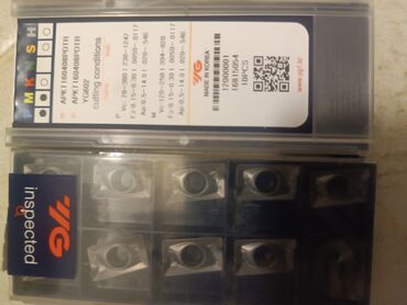 Digər alətlər: Torna və frezə üçün kəsici lövhəciklər (karbid insertlər) komplekti - — 14