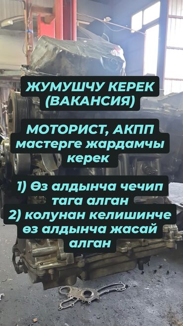 работа токмок швея: Талап кылынат Унаа механиги - Моторчу, Кирешеден пайыз, Тажрыйбасы бир жылдан аз