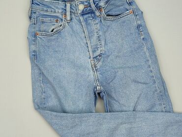 spodnie jeans z dziurami damskie: Jeansy damskie, XS