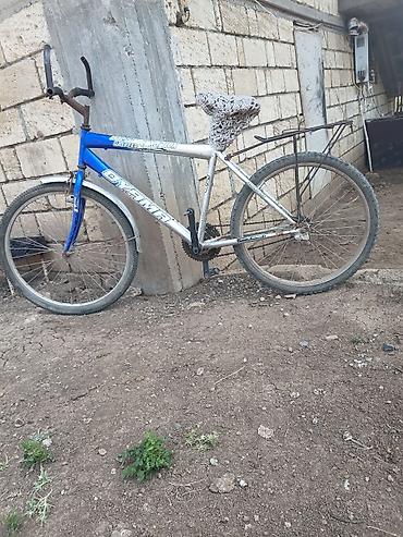 Oyama şəhər/dağ tipli velosiped - Güllü-mavi və ağ rəngli