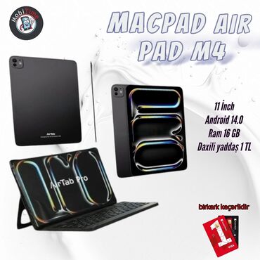 ucuz planşet: Yeni Apple iPad Air, 11", 1 TB, Ünvandan götürmə, Pulsuz çatdırılma, Ödənişli çatdırılma