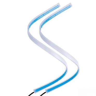 samolepljive reflektujuce trake: Led traka za farove + migavac 2 x 60cm. Univerzalne LED trake za — 3