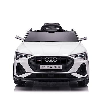 decije odelo: Audi e-tron Sportback GT – dečiji automobil na akumulator, beli Šifra — 1