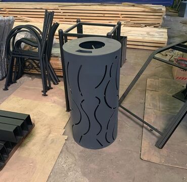 Tullantı qabları: Metal EN MMC olaraq istədiyiniz forma və ölçüde demir işlerinin — 25